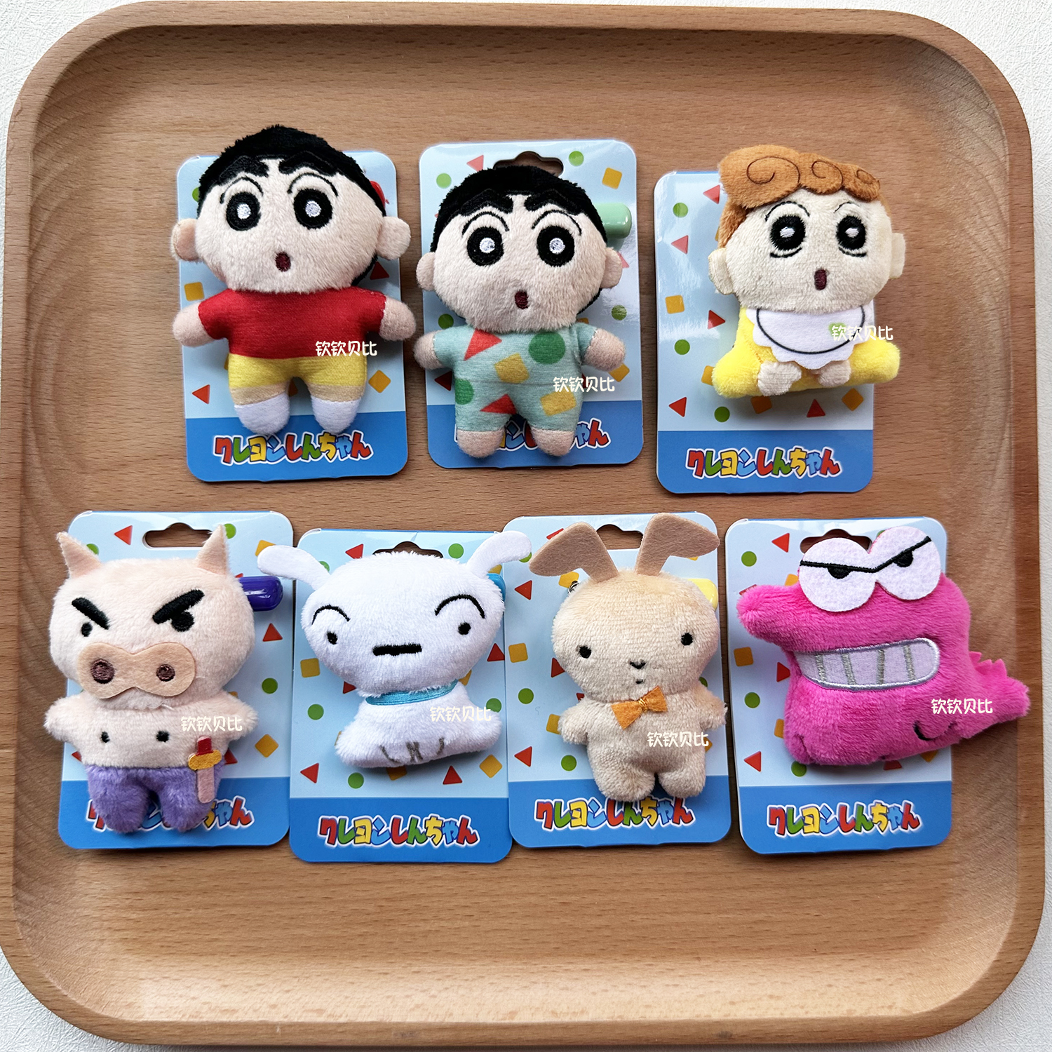 日本蜡笔小新小白毛绒胸针饰品