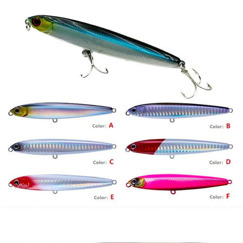 远投多泳层GF沉水铅笔路亚饵10/14/18/24g远投硬饵加强钩假饵