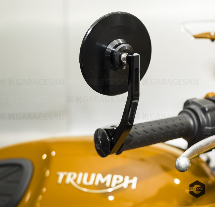 凯旋车系/bobber改装手把反光镜