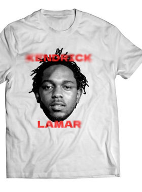 美式嘻哈说唱歌手Kendrick Lamar限定定制款纯棉短袖T恤