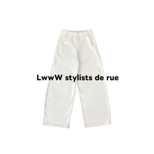 基础款 收胯松弛感直筒阔腿裤 简单爱