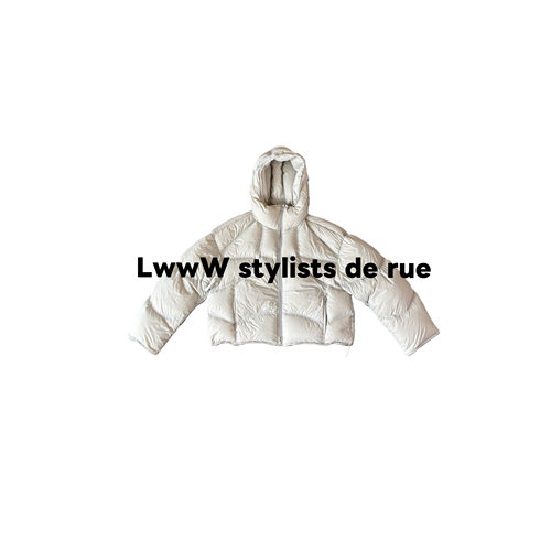 【小被子】连帽短款羊腿袖廓形羽绒服