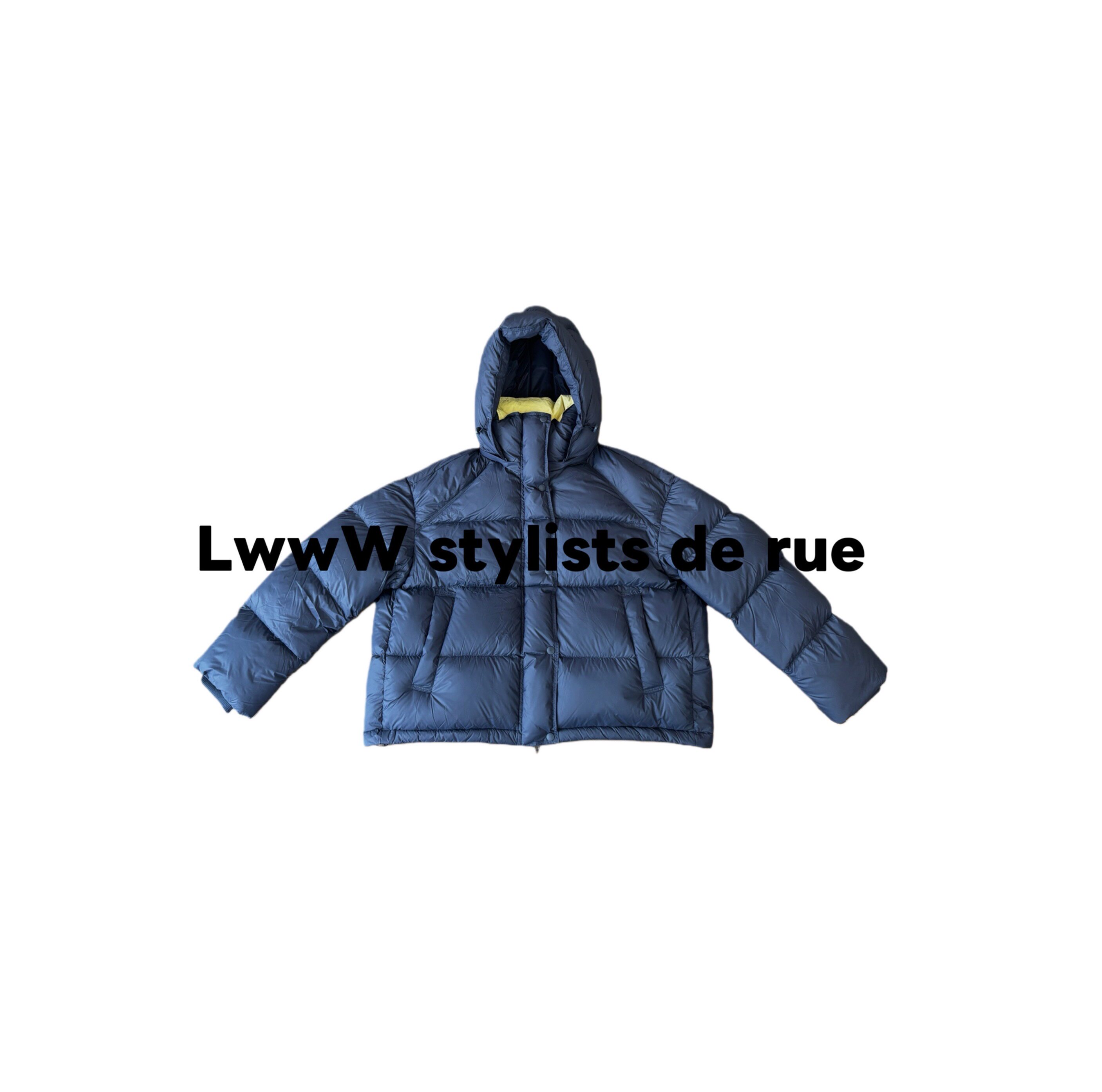 【双面胶】拼色高克重可拆卸宽松羽绒外套