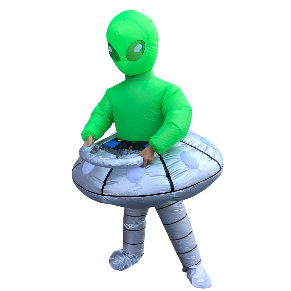 圣诞节服装成人搞笑搞怪抖音同款外星人道具骑飞碟外星人充气衣服