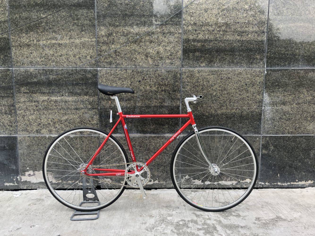 【杭州VS】SF Evolution进化 黑金 复古车架  复古死飞通勤车整车