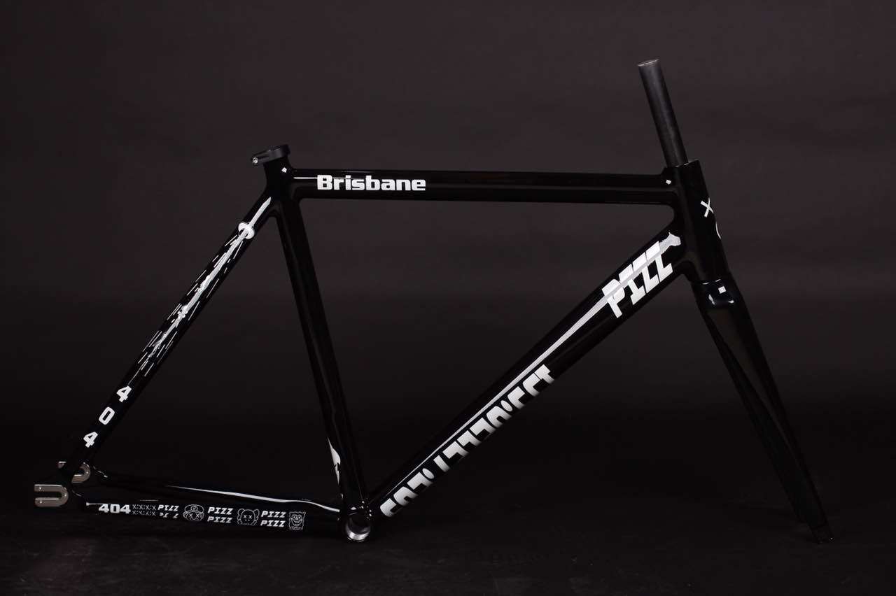 【杭州VS死飞】PIZZ Brisbane AV GRAY TSUNAMI 死飞 自行车 车架