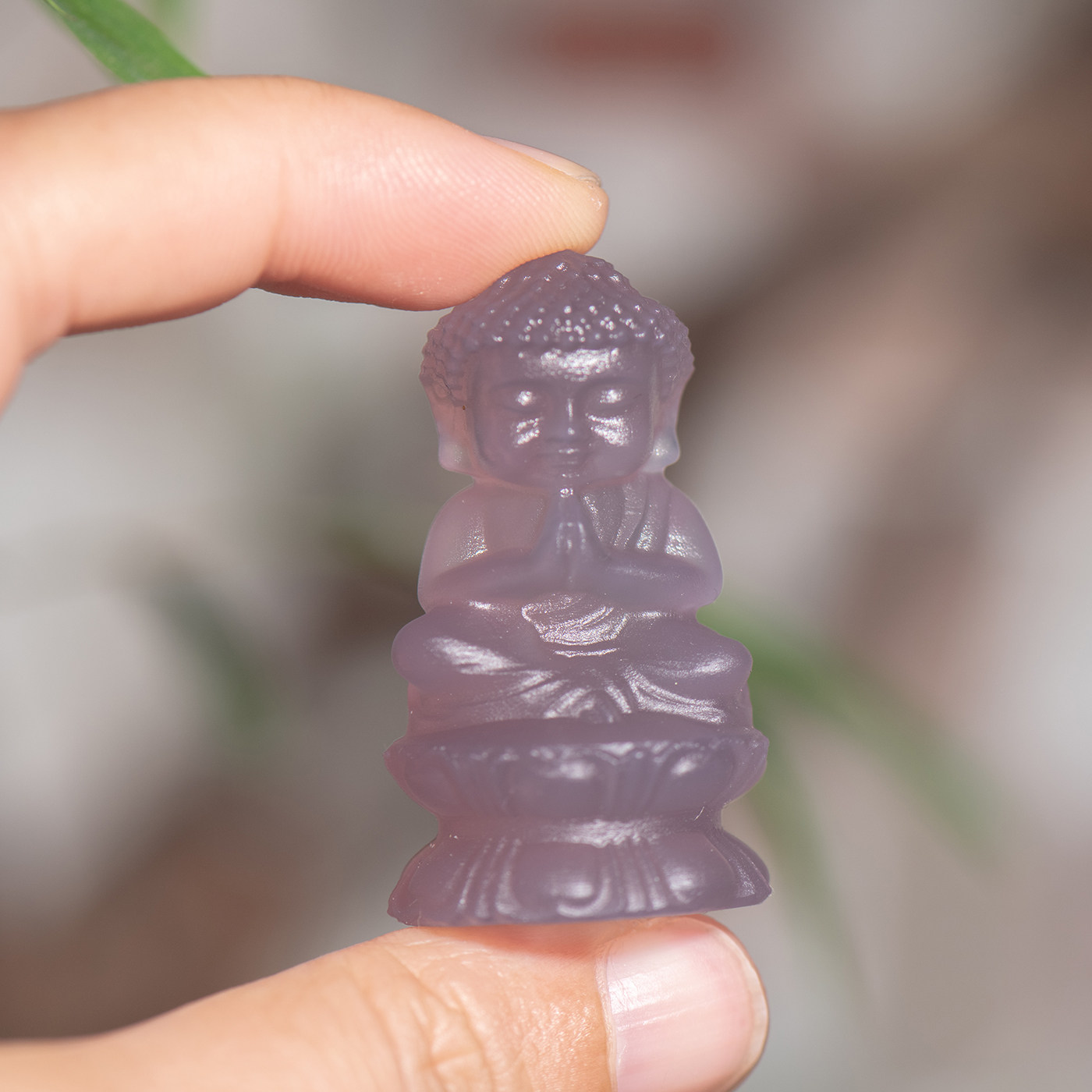 天然玛瑙立体雕刻如来佛像摆件