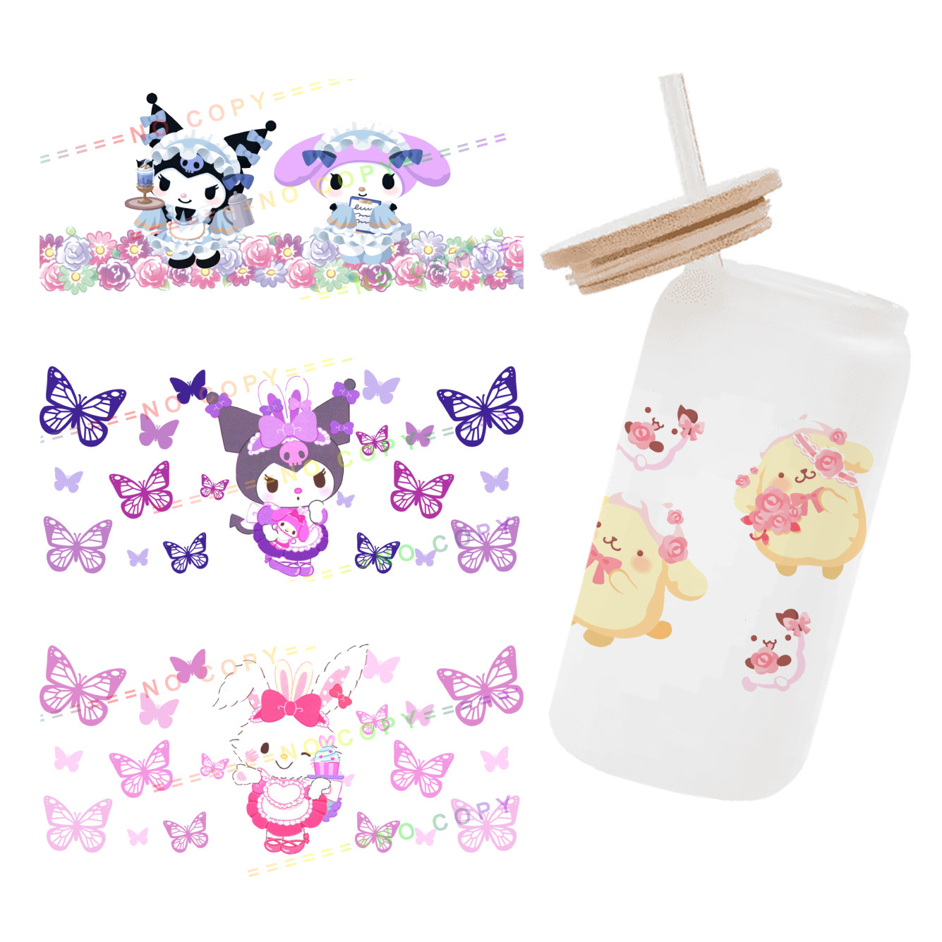 三丽鸥  装饰图UV透明水晶标转印贴防水耐高温陶瓷杯保温杯杯贴,饰品/流行首饰/时尚饰品新,其他DIY饰品配件,淘宝优惠券,粉丝福利购,淘宝优惠卷