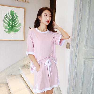 莫代尔短裤夏天加肥加大码睡衣