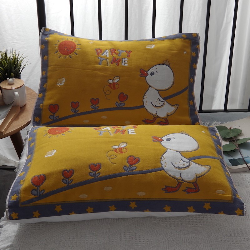 纯棉儿童枕巾单条装42*63cm全棉纱布加厚学生单人枕头巾中号盖巾,床上用品,枕巾,淘宝优惠券,粉丝福利购,淘宝优惠卷