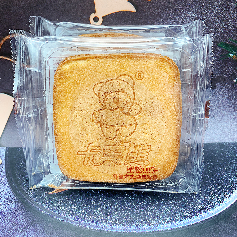 卡宾熊蜜松煎饼蛋烤味薄脆饼干