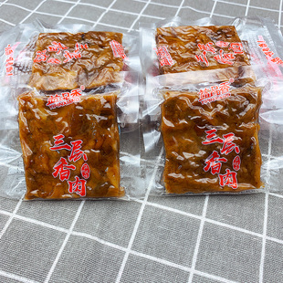 金恩食品益品香三层香肉猪油渣温州特产风味即食休闲零食香酥肉