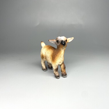 出口德国思羊羔迷你公仔摆件无标签