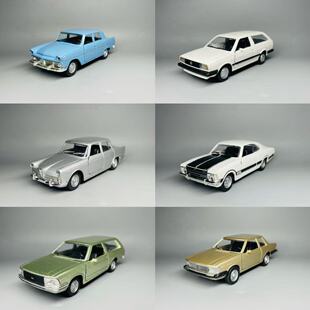 出口欧洲订单合金车模桑塔纳大众车模带回力