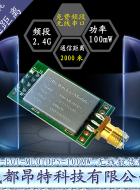 ANT-E01-ML01DP5 PA+LNA 无线模块 收发模块  22dbm 2200M远距离