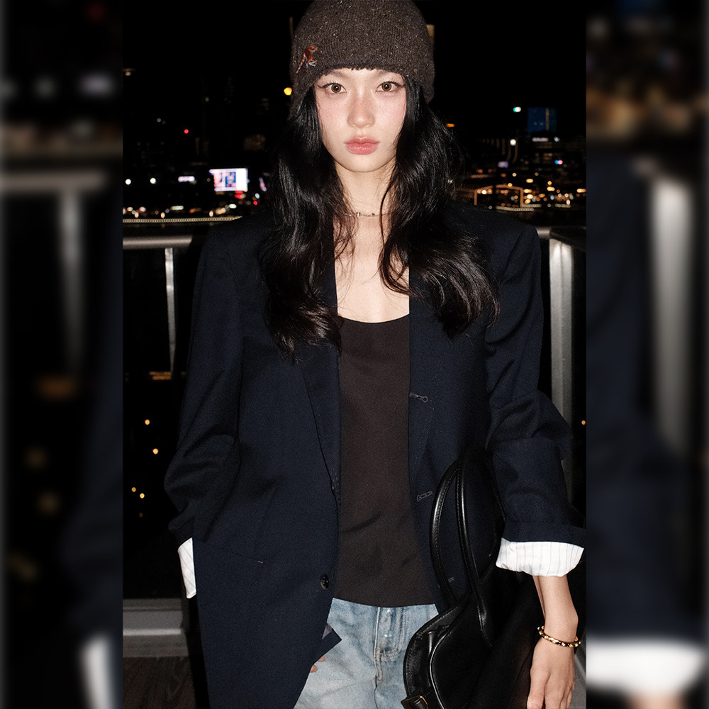 洋气新店REDMEMORY早秋拽姐战袍 洒脱有度 廓形剪裁高智感西服