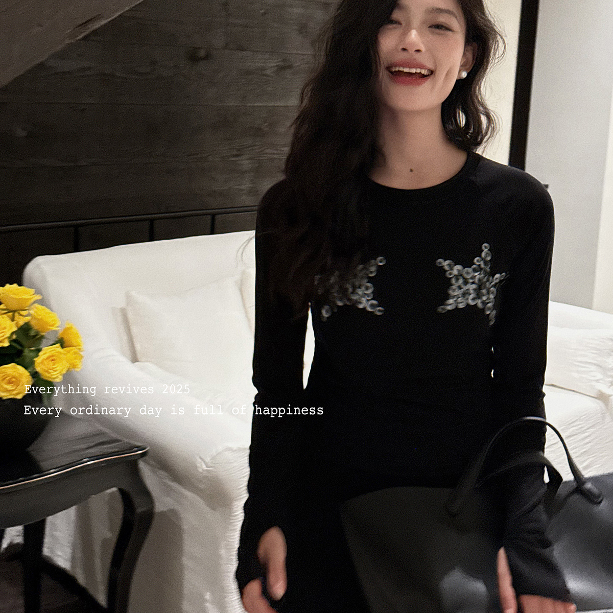 洋气新店REDMEMORY万能王 巨瘦！巨掐腰！巨显身线 巨绝打底衫