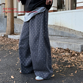 洋气新店REDMEMORY自留神裤 潮裤 璀璨星空 拉绒弯刀冬季