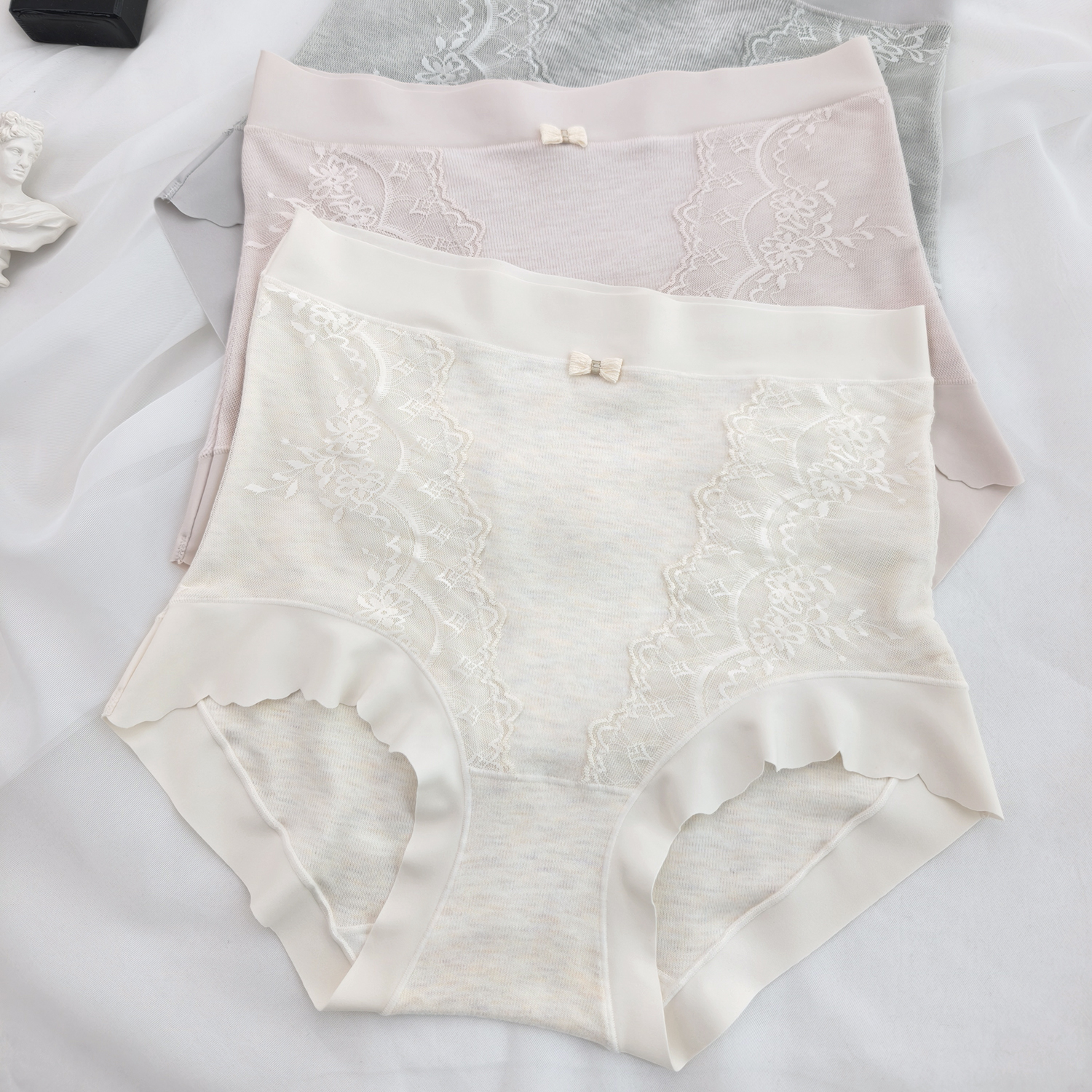 高腰大版磨毛暖感亲肤舒适内裤