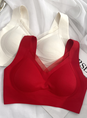 古妃31089 无痕磨毛暖感舒适无钢圈文胸提拉反重力上托聚拢内衣女