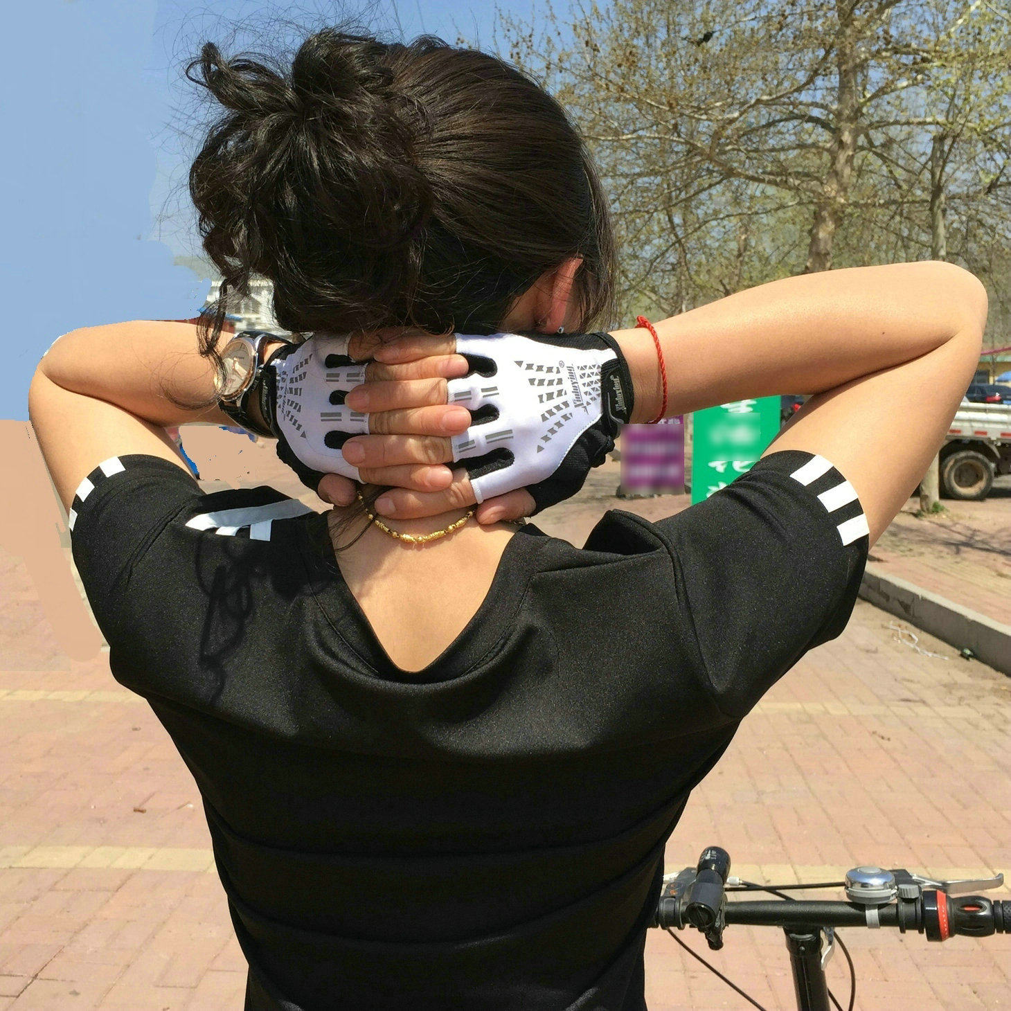 Gants pour vélo mixte - Ref 2245829 Image 3