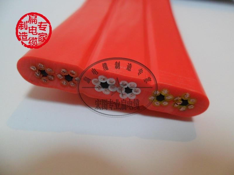 40×0.75平方扁电缆，天车扁线，天车扁线，行车扁电缆，扁平电缆