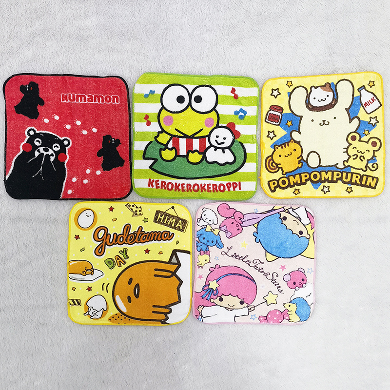 纯棉卡通儿童纯棉小方巾