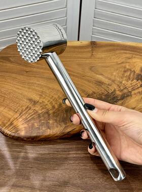 chockmen卓德铭18/10不锈钢松肉锤拍牛排锤子嫩肉断筋器敲打神器