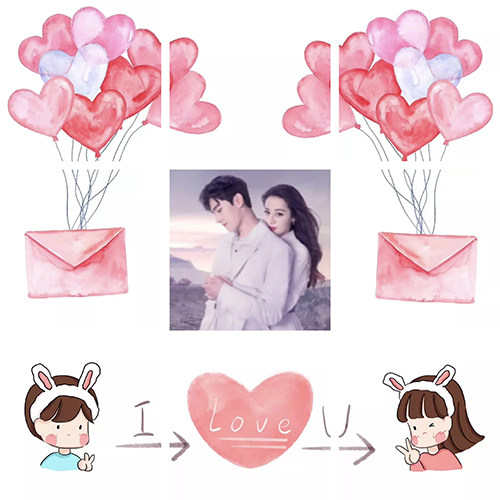 情人节朋友圈九宫格文案拼图情侣表白示爱秀恩爱配图jpg个性图文