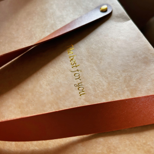 加厚牛皮纸袋高级感烫金手提袋伴手礼物包装袋定制LOGO送礼购物袋