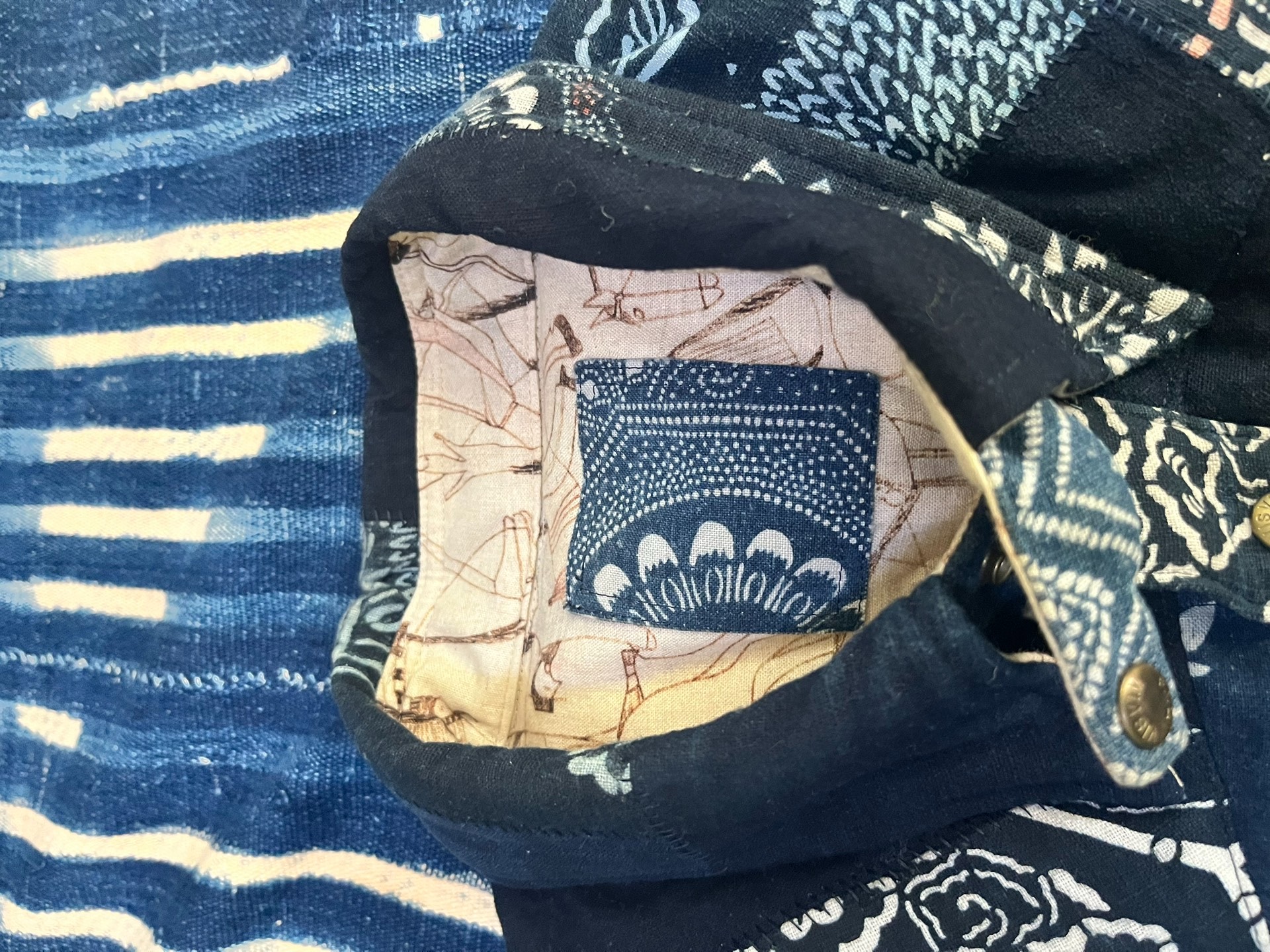 VISVIM KERCHIEF DOWN JKT KOFU — back