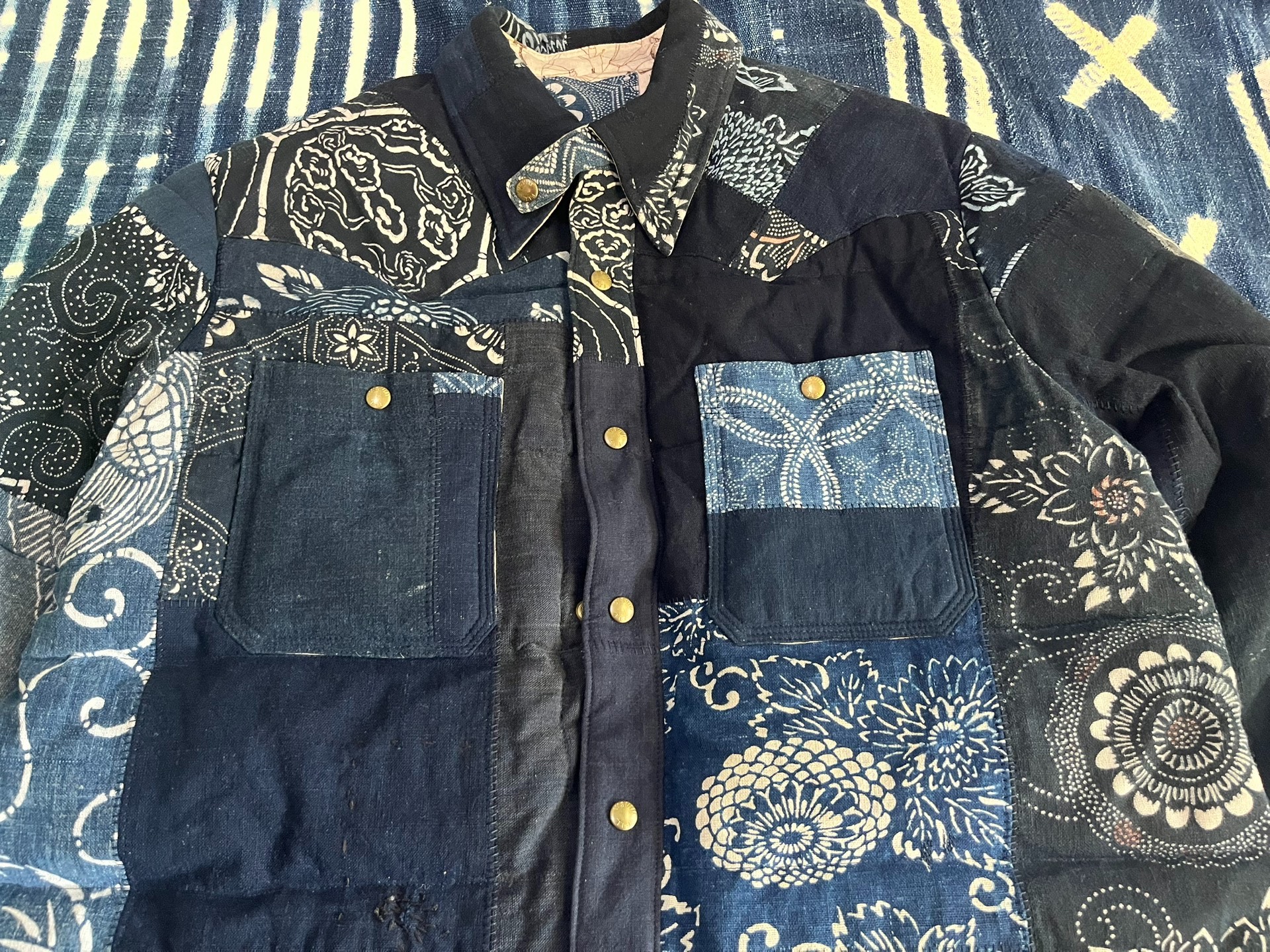 VISVIM KERCHIEF DOWN JKT KOFU — detail