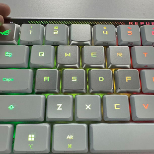 魔导士ROGrxlp矮光轴键盘键帽铝合金属透光 败家之眼 CNC喷砂阳极