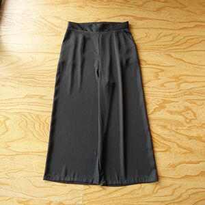 25姆米重磅真丝阔腿裤女夏桑蚕丝弹力双乔缎垂坠感休闲宽松九分裤