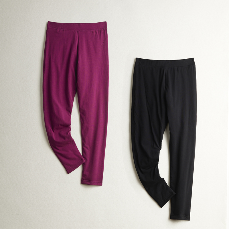 冬季棉裤女纯手工100%桑蚕丝填充保暖裤加厚高腰修身御寒丝棉长裤