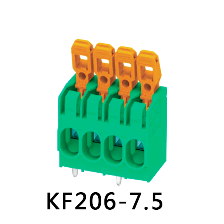 5mm弹簧pcb抗震测试接线端子大功率连接器接插件