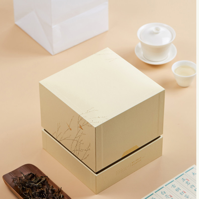 草木芳华普洱茶包装盒福鼎老白茶七子饼一提散茶古树红茶桶礼品盒