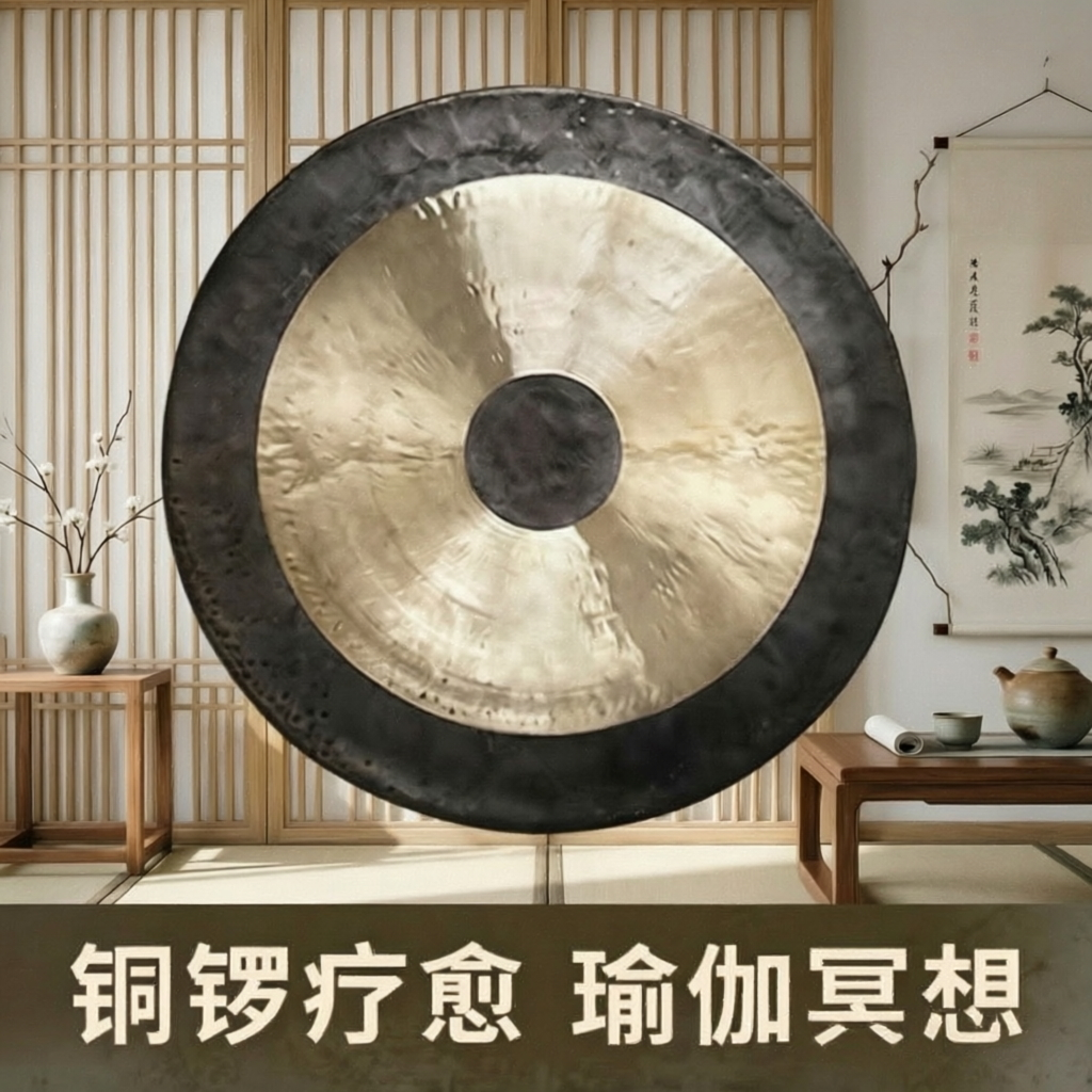 铜锣正品冥想专业锣生命之花行星音疗铜锣浴