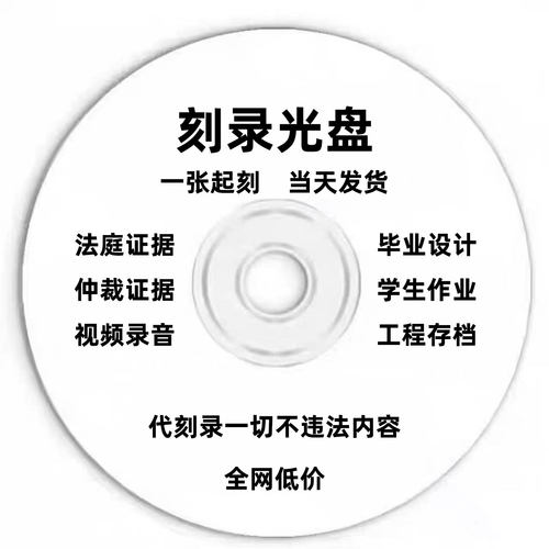 代刻录光盘光碟法院仲裁证据录音录像视频监控毕业设计作业定制