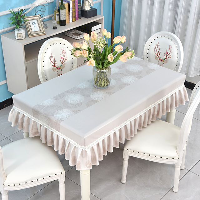 2025简约防水防油桌布长方形正方形台布茶几四方桌布免洗可定制