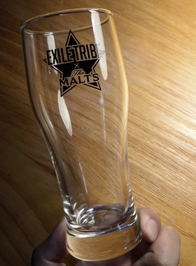 日本EXILE TRIBE x The MALT’S 放浪一族星标啤酒杯日式玻璃水杯