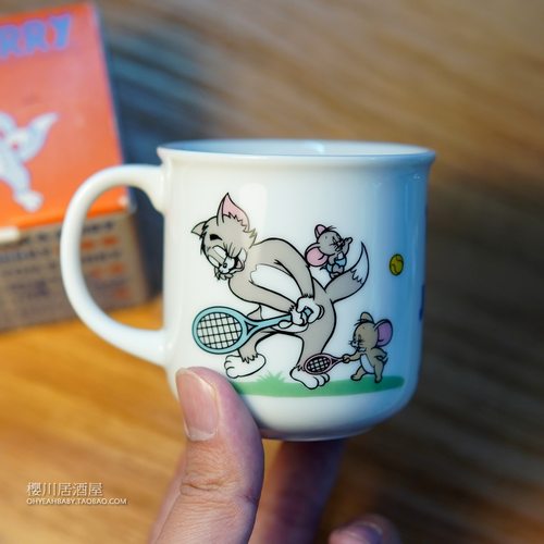 日本TOM JERRY猫和老鼠 汤姆和杰瑞卡通动画马克杯陶瓷杯茶杯水杯