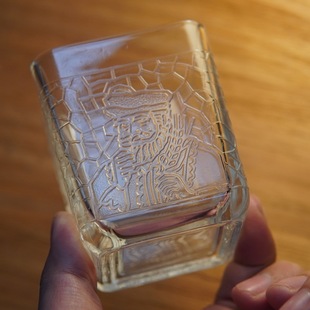 日本BLACK NIKKA Clear朝日妮卡玻璃酒杯 国王K威士忌酒杯烧酌杯