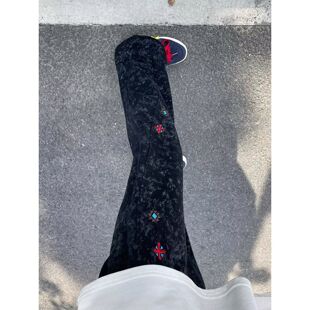 潮流垂感阔腿长卫裤 童装 新款 男女2026春季 美式 复古印花宽松休闲裤