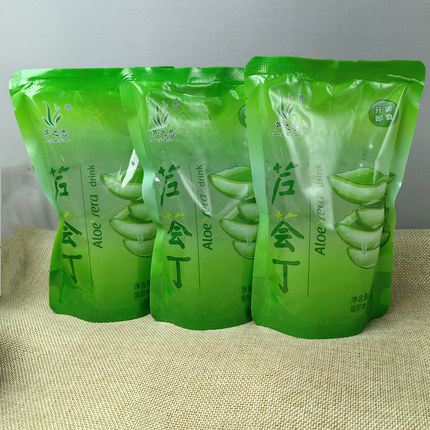 芦荟丁* 芦荟肉 芦之恋芦荟丁奶茶原料 芦荟胶 大颗粒300g*3包