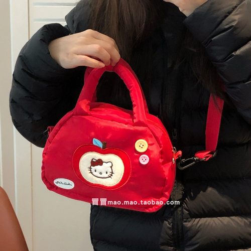 可爱Kitty苹果包手提斜挎
