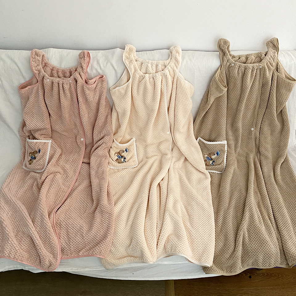 浴衣浴裙浴袍可爱小兔