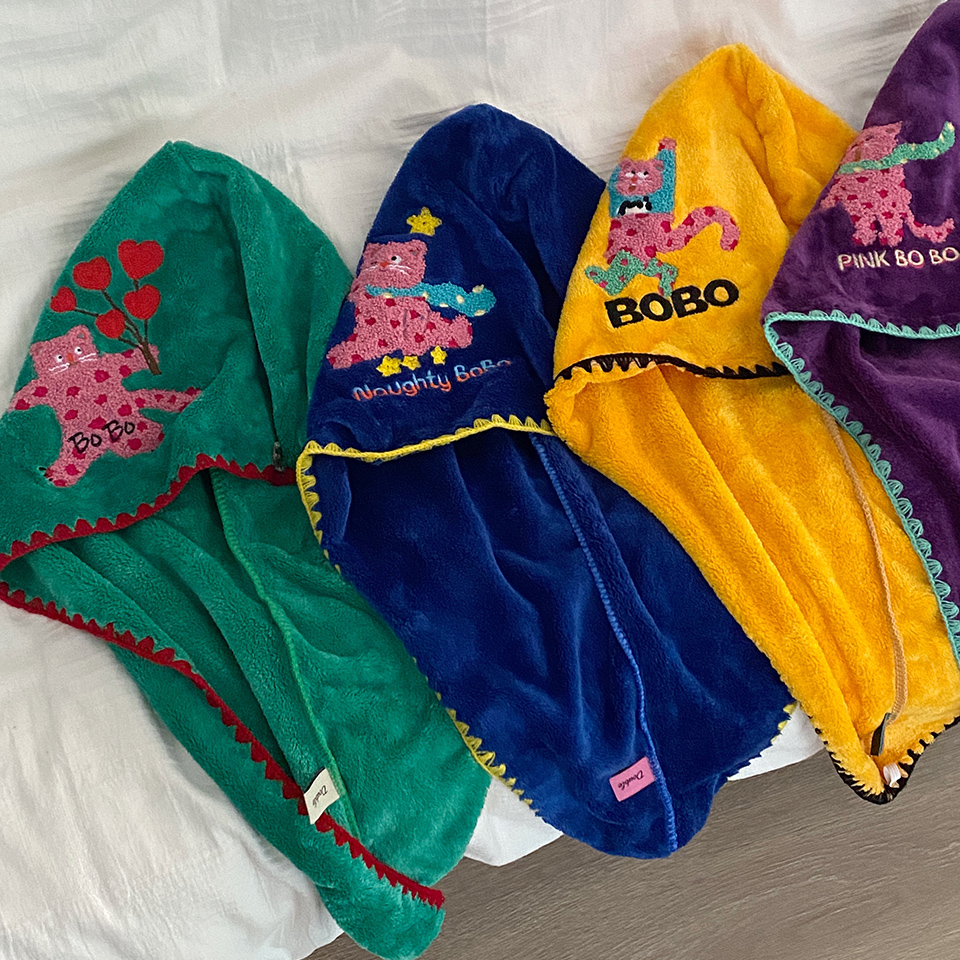 干发帽卡通动漫猫可爱