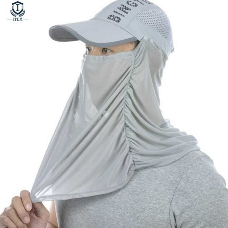 ITEM遮阳隔热男士夏季透气大檐遮脸遮阳光帽钓鱼防晒面部罩行山防|ruв категории Аксессуары, шляпа - от Buy2taobao.com для оказания профессиональной услуги покупки агента Taobao