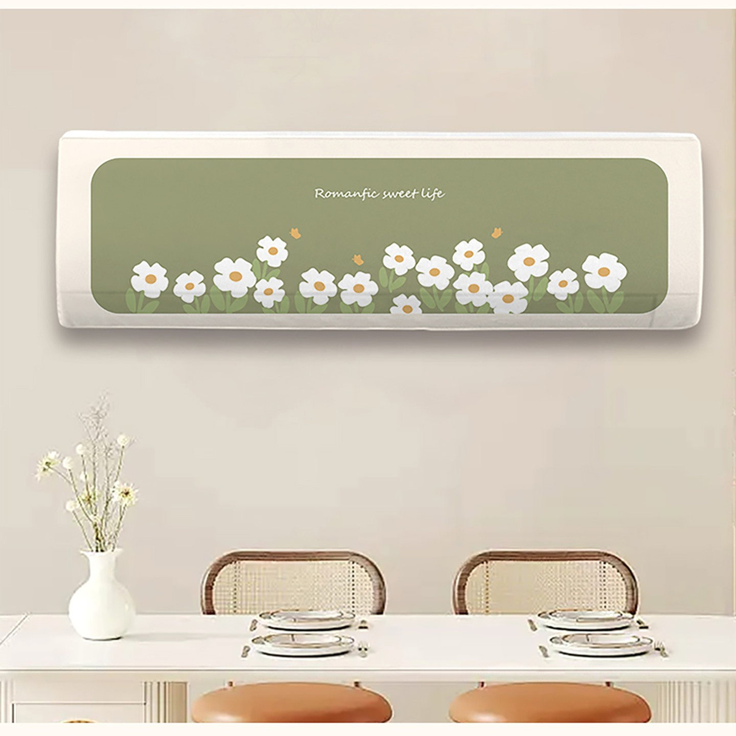 挂式空调罩套全包防尘罩素材通用型大弹力1匹2匹1.5p格力海尔美的